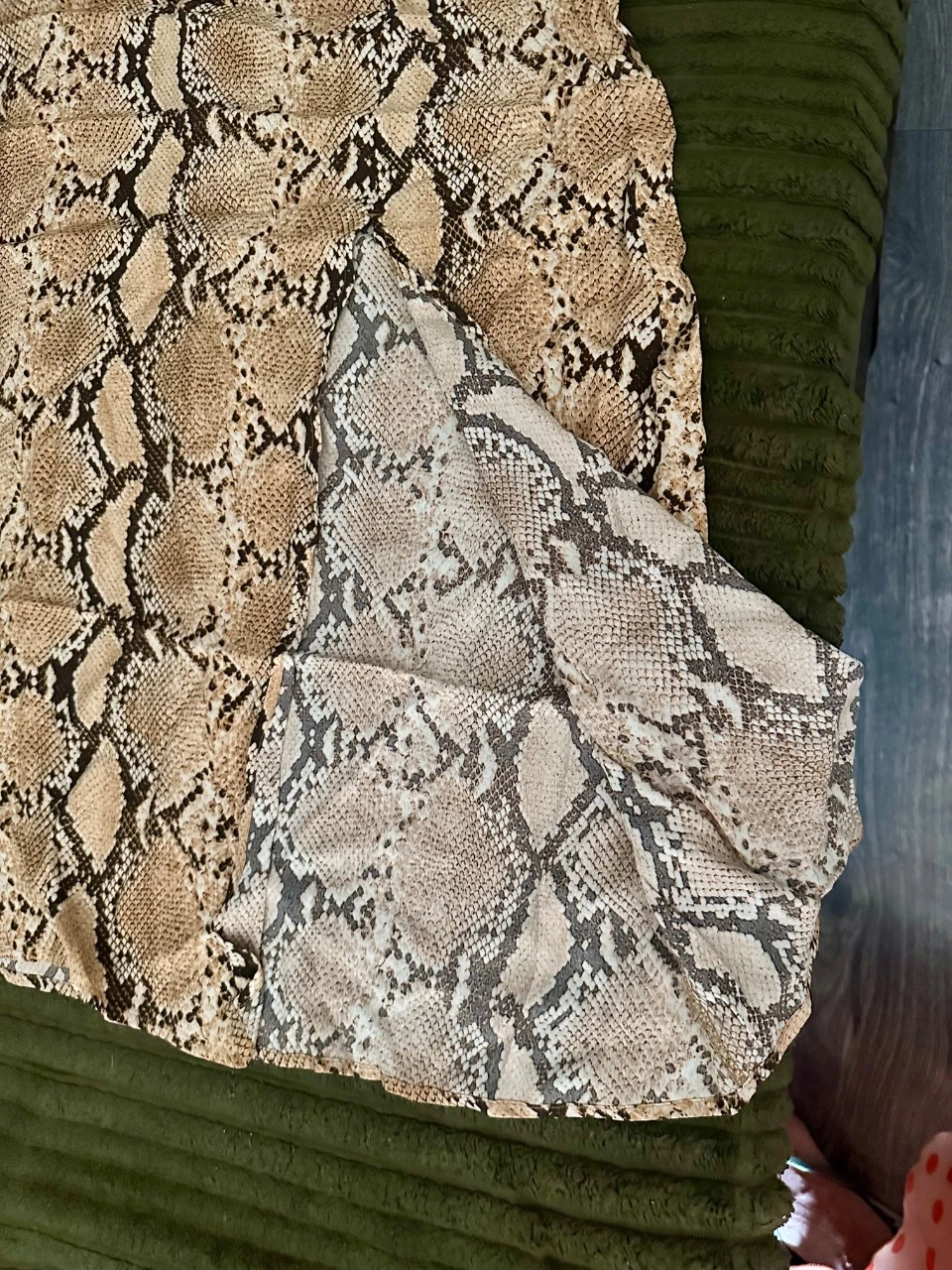 Jurk met slangenprint – photo 2